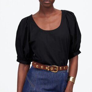 Madewell Relaxed Scoopneck Short-Sleeve Top Size S